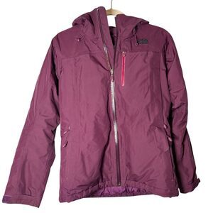 North Face Womens Summit Series Hyvent Alpha Coat Purple Size Small